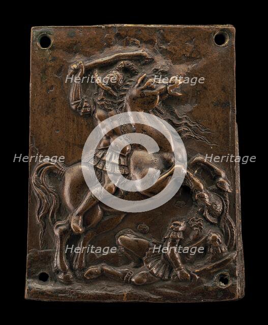 Horseman and Foot-Soldier. Creator: Andrea Briosco.