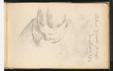 Woman Leaning Forward, 1888/1891. Creator: Paul Cezanne.