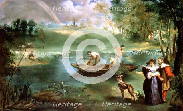 'Fishing At St Ouen', 1860-1861. Artist: Edouard Manet