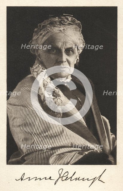 Portrait of the educator and feminist Anne Jemima Clough, c1890.  Creator: Unknown.