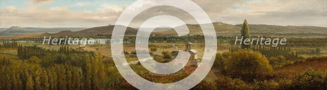 Panoramic Landscape near the River Moselle, c. 1830. Creator: Theodore Rousseau.