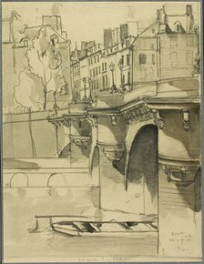 View of the Pont Neuf, 1906. Creator: Donald Shaw MacLaughlan.