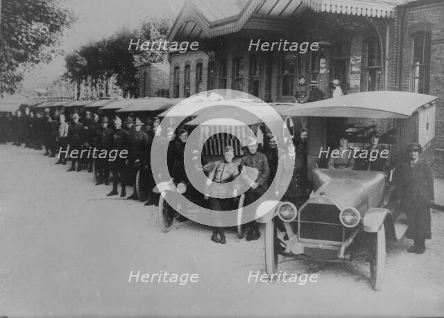 U.S. Red Cross in England, between c1915 and c1920. Creator: Bain News Service.