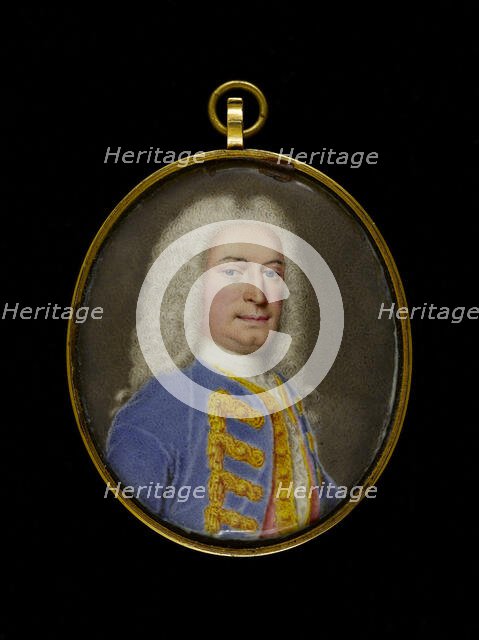 Portrait of a man, between 1725 and 1750. Creator: English School.