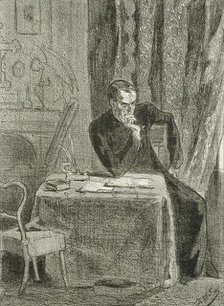 Portraits, 1857. Creator: Félicien Rops.