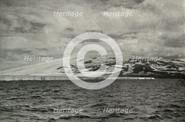 'The Barrier and Mount Terror', c1910–1913, (1913). Artist: Herbert Ponting.