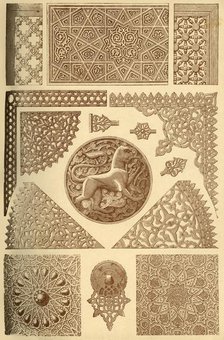 Middle eastern wood and metalwork, (1898). Creator: Unknown.
