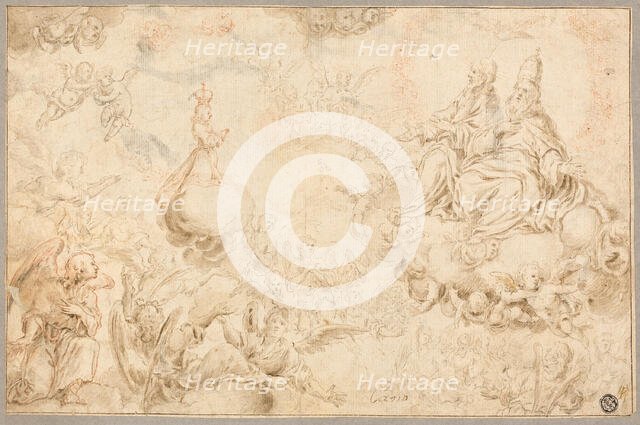 The Holy Infant Adoring the Trinity, n.d. Creator: Alonso Cano.