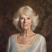 AI IMAGE - Portrait of Queen Camilla, 2023. Creator: Heritage Images.
