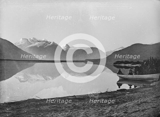 Mt Earnslaw, from Glenorchy, c1870s. Creator: Burton Brothers.