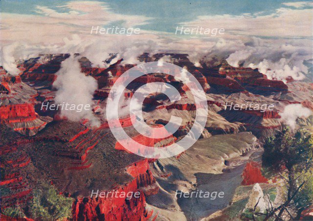 'Vermilion Cliffs and Vast Depths of an Unparalleled Wonderland', c1935. Artist: Unknown.