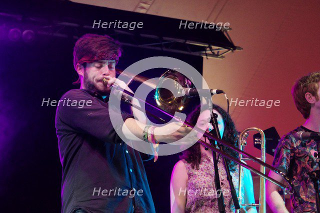 Chris Saunders, Love Supreme Jazz Festival, Glynde Place, East Sussex, 2015. Artist: Brian O'Connor.