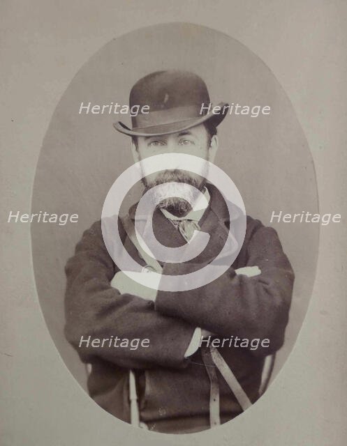 Portrait of Camille Saint-Saens (1835-1921), 1870. Creator: Anonymous.