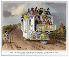 'Dr Church's London and Birmingham Steam Coach', 1833. Artist: Unknown