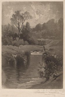 An Old Dam Near Montrose, 1891. Creator: James David Smillie.