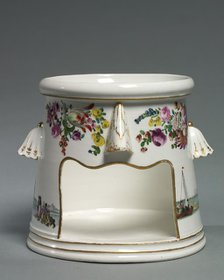 Food Warmer (Veilleuse), c. 1758-1760. Creator: Nymphenburg Porcelain Factory (German, founded 1747); Georg Christoph Lindemann (German), probably by.