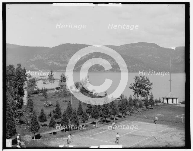 North from Hulett House, Lake George, N.Y., c1907. Creator: Unknown.