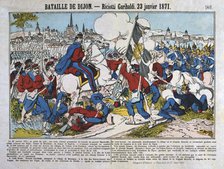 Battle of Dijon, Franco-Prussian War, 23rd January 1871. Artist: Anon