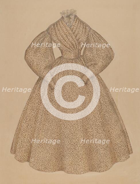 Dress, c. 1937. Creator: Melita Hofmann.