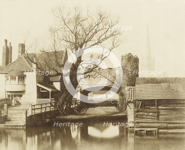 Pull's Ferry, Norwich, Norfolk, 1854. Artist: William Russell Sedgfield.