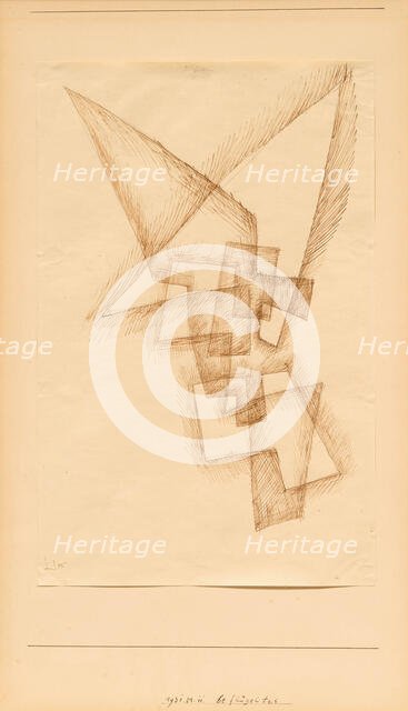 Beflügeltes (Winged), 1931. Creator: Klee, Paul (1879-1940).