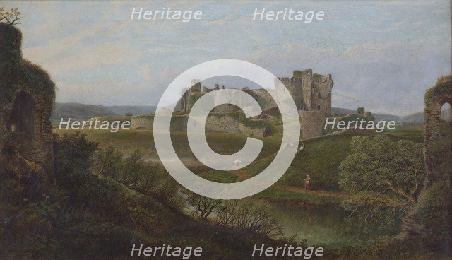'Caerphilly Castle', 1834-1889. Artist: Thomas Waters