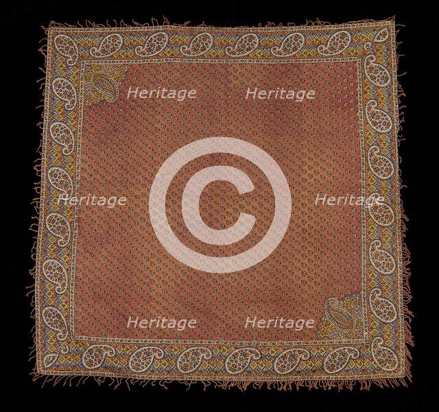 Shawl, American, 1805-15. Creator: Unknown.