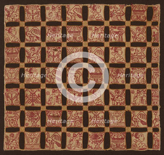 Panel (Probably used as a Pillow Cover), Italy, c. 1600. Creator: Unknown.