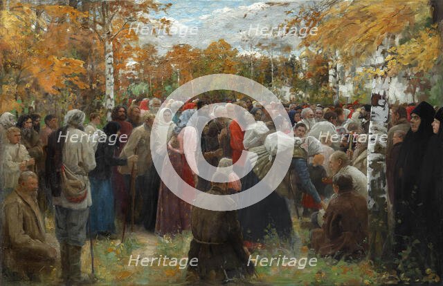 To holy places, 1911. Creator: Popov, Lukian Vasilyevich (1873-1914).