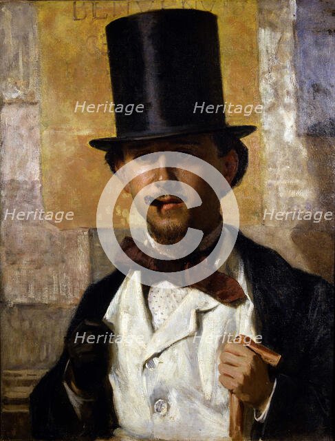 Portrait of Bernardo Celentano (1835-1863), 1859. Creator: Morelli, Domenico (1826-1901).