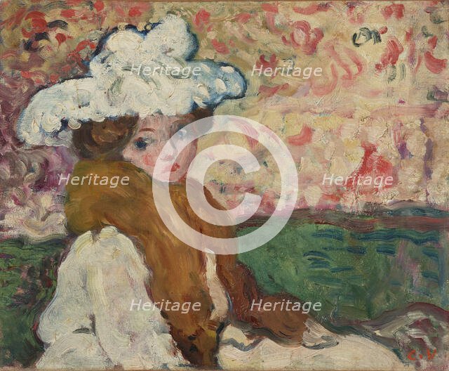 Femme à la charlotte, 1903. Creator: Valtat, Louis (1869-1952).