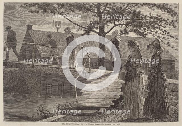The Morning Bell, published 1873. Creator: Winslow Homer.