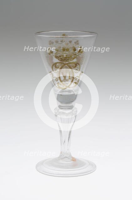 Wine Glass, Germany, c. 1730. Creator: Unknown.