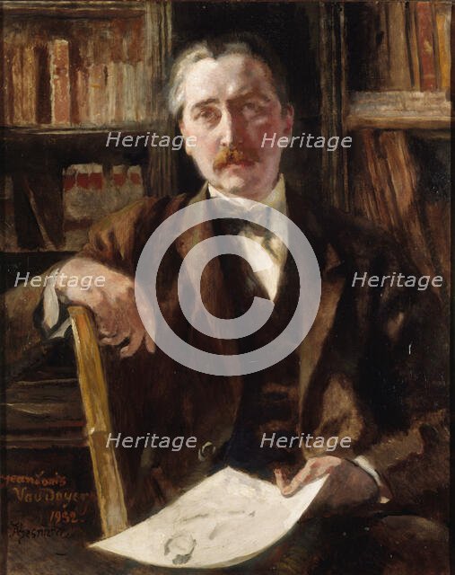 Portrait of Jean-Louis Vaudoyer (1883-1963), 1932. Creator: Besnard, Paul-Albert (1849-1934).