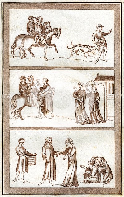 The Life of Thomas Becket, (1801).Artist: Joseph Strutt