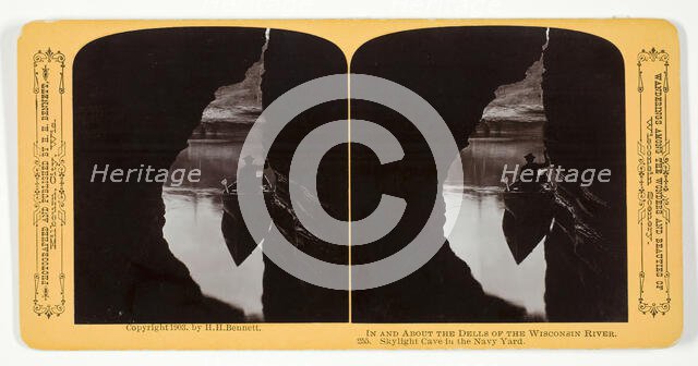 Skylight Cave in the Navy Yard, 1903. Creator: Henry Hamilton Bennett.