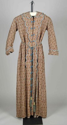 Dressing Gown, American, 1875-85. Creator: Unknown.