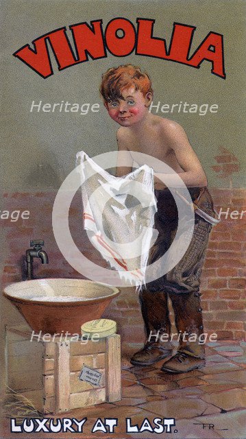 Advert for Vinolia soap, c1900s Creator: Unknown.