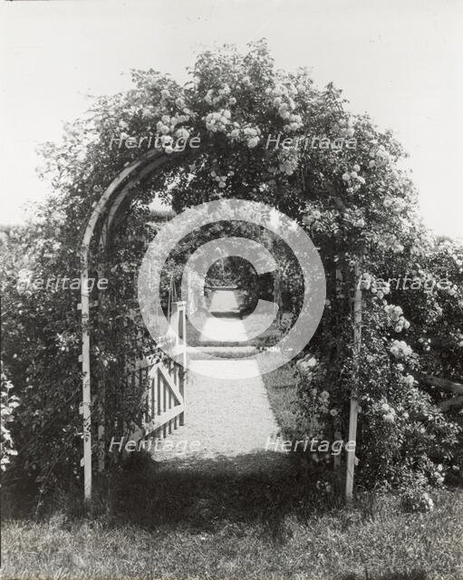 Unidentified garden, between 1910 and 1935. Creator: Frances Benjamin Johnston.