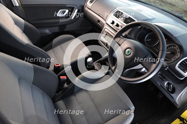 SKODA Fabia 2007. Artist: Simon Clay.