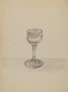 Glass, c. 1940. Creator: Gertrude Lemberg.