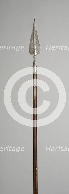 Officer's Half-Pike (Spontoon), Sweden, 1670/1700. Creator: Unknown.