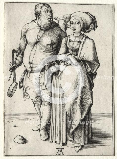 The Cook and His Wife, probably 1497. Creator: Albrecht Dürer (German, 1471-1528).