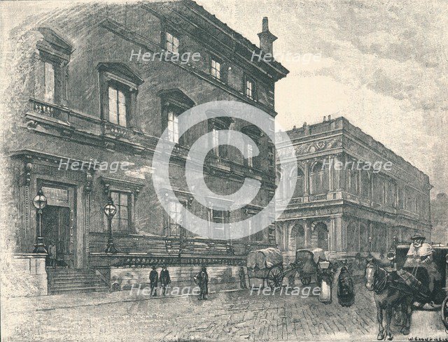 Carlton and Reform Clubs, 1896. Artist: Unknown