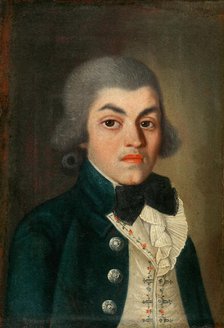 Portrait of Gentleman with Pleated Jabot, around 1790. Creator: Unknown.