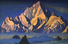 Abode of Gesar', 1947. Creator: Roerich, Nicholas (1874-1947).