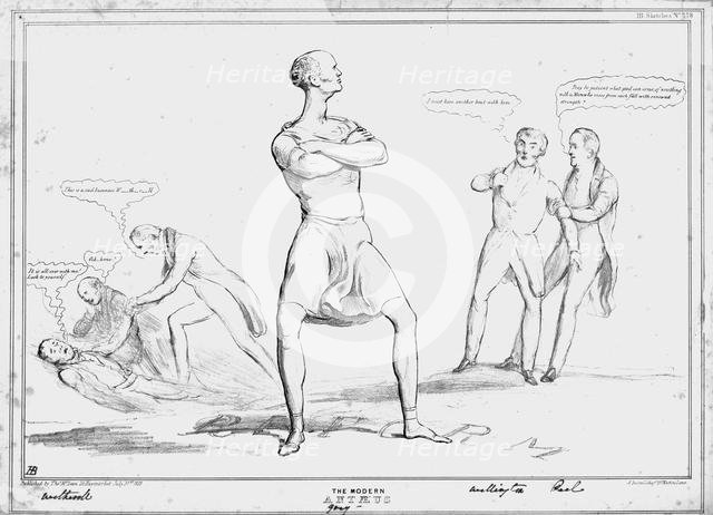 'The Modern Antaeus', 1833. Creator: John Doyle.