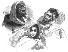 ''Moorish Types; A Ride to Gebel-Mousa, in North-Western Barbary', 1875. Creator: Trorey Blackmore.