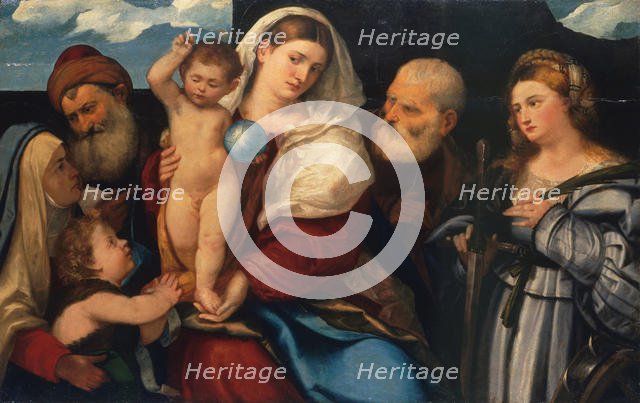 Madonna and Child with Saints. Creator: Bonifacio de' Pitati.