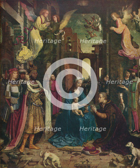 'The Adoration of the Kings', c1510, (1912). Artist: Jan Gossaert.